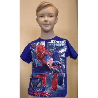 Spiderman Hero Blue Child Shirt (Medium) 