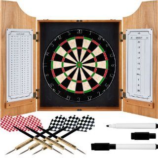 15 91008   TG Beveled Wood Dart Cabinet   Pro Style Board