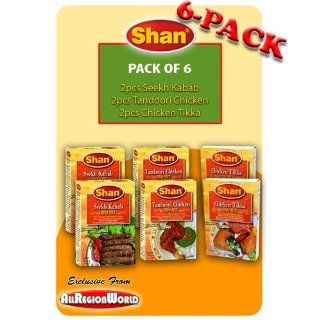 Shan Special BBQ Mix Pack Masala Seasoning 1.75oz., 50g (6 Pack