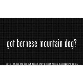 (2x) Got Bernese Mountain Dog Logo sticker vinyl decals