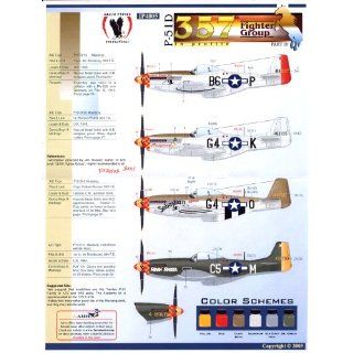 P 51 Mustang 357th Fighter Group, Part 4 (1/48 decals