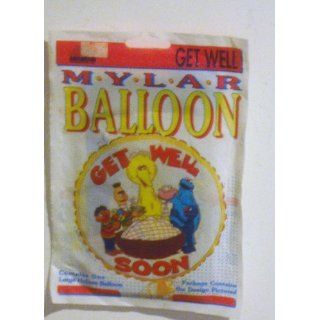 Sesame Street Get Well Soon 18 Mylar Helium Balloon
