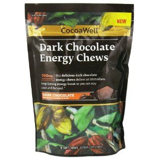 CocoaWell   Dark Chocolate Energy Chews 100 mg Chocoamine