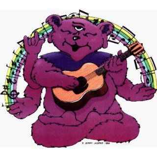 Grateful Dead   5 Armed Jerry Bear with Guitar and Rainbow with Music
