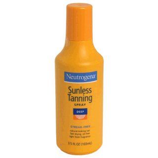   Neutrogena Sunless Tanning Spray, Deep, 3.5 fl oz (103 ml) Beauty
