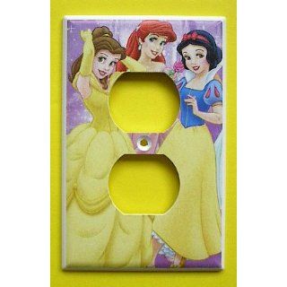 Disney Princess Belle Ariel Snow White OUTLET Switch Plate