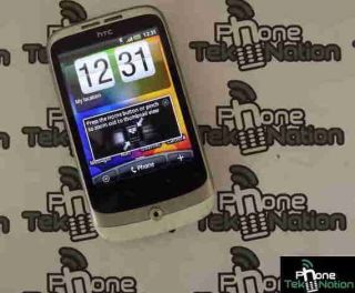 HTC Wildfire Buzz White Unlocked Andriod Mobile Cell Phone