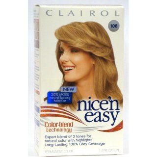 Clairol Nice n Easy Color #106 Natural Medium Ash Blonde
