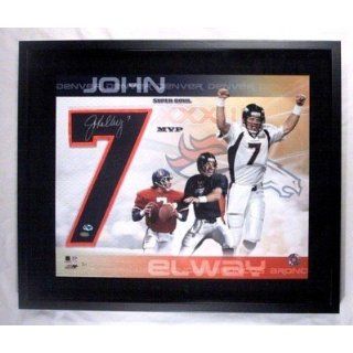 Signed John Elway Uniform   LE 107 SB 33 # Display MM