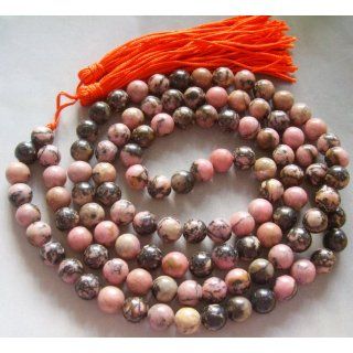 Tibet Buddhist 108 Natural Stone Beads Prayer Mala