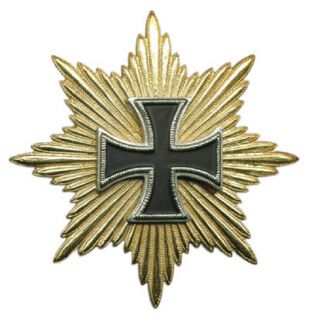 HRE German Prussia Waterloo Army War General Order Iron Cross Star
