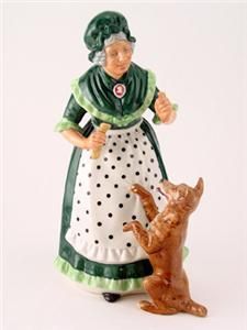 Royal Doulton Figurine Old Mother Hubbard HN 2314 HN2314 Excellent
