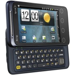 HTC EVO Shift 4G Sprint Android Smartphone 5MP Camera GPS Wi Fi Black