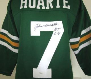 John Huarte Autographed University of Notre Dame Green Stat Jersey HT