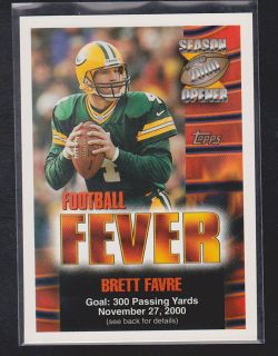  Season Opener Football Fever Brett Favre Green Bay Packers