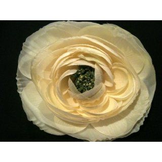 Tanday (Ivory) Ranunculus Hair Clip (Small) Everything