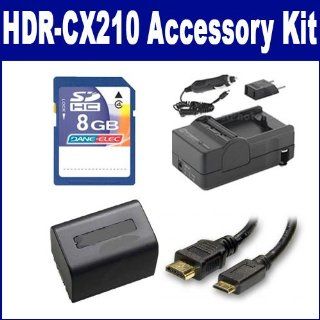 Sony HDR CX210 Camcorder Accessory Kit includes SDM 109