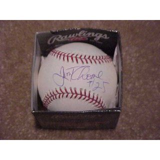 Jim Thome Hand Signed Autographed Cleveland Indians