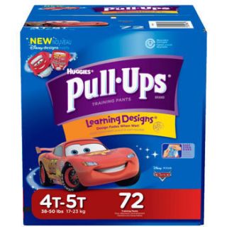 Huggies 72 Pull UPS Training Pants Boys Diapers Learning Design 4T 5T