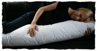 5ft King Size Bed Bolster Huggable Body Pillow Cover