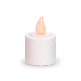 LED Lighted Battery Operated Flicker Flame White Christmas