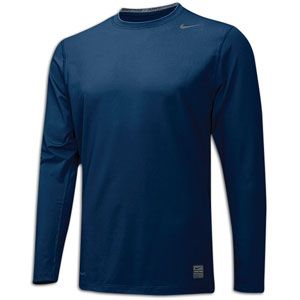 Nike Pro Combat Fitted L/S Crew   Mens   Football   Clothing