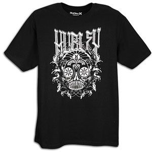 Hurley Banned S/S T Shirt   Mens   Casual   Clothing   Black