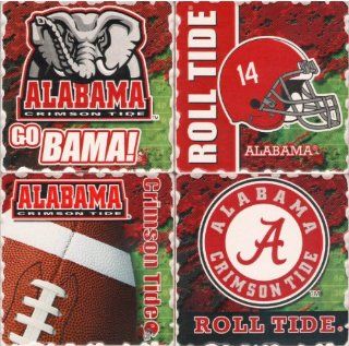 Alabama Crimson Tide   NCAA 4 Pack Square Ceramic Coasters