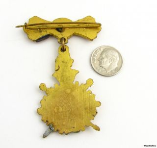 Knights Templar   Vintage 1800s Souvenir KT Cross Medal York Rite