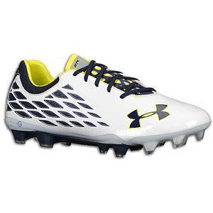 Under Armour 10K Force II FG   Mens   Soccer   Shoes   White/Midnight