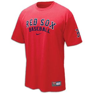 Nike Practice T Shirt 11   Mens   Baseball   Fan Gear   Red Sox   Red