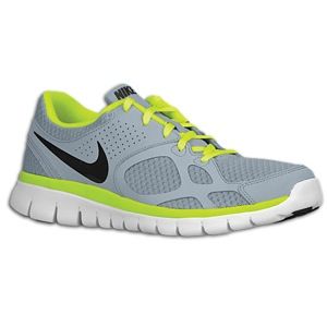 Nike Flex Run   Mens   Running   Shoes   Wolf Grey/Volt/Summit White