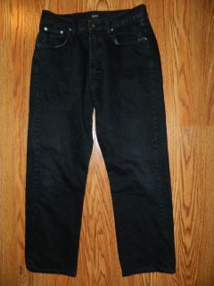 Hugo Boss Mens Black Jeans Size 31 x 29