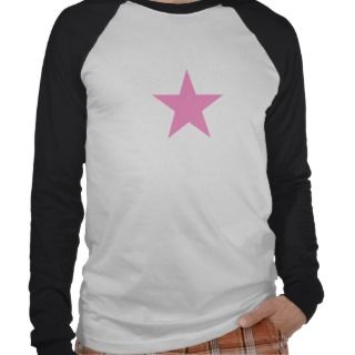Pink Star Black Shirt 