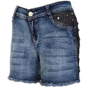 Southpole Plus Sized Shorts W/Studded Sides & Po   Womens   Casual