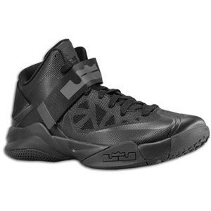 Nike Zoom Soldier VI   Mens   Basketball   Shoes   Black/Black