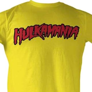 Hulkamania Hulk Hogan T Shirt WWF WWE Wrestling New