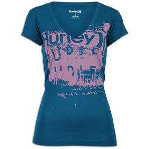 Hurley Playground Perfect V Neck T Shirt   Womens   Casual   Clothing