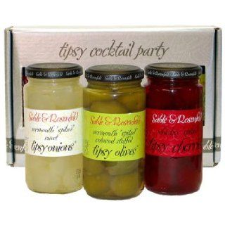 Tipsy Cocktail Party Gift Set Grocery & Gourmet Food