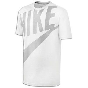 Nike Exploded Futura S/S T Shirt   Mens   Casual   Clothing   White