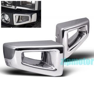03 09 Hummer H2 SUT Front Bumper Covers Chrome 05 06 07