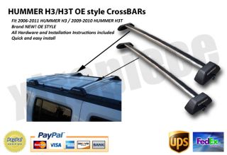 Hummer H3 H3T Roof Rack Cross Bars Crossbars OE Style