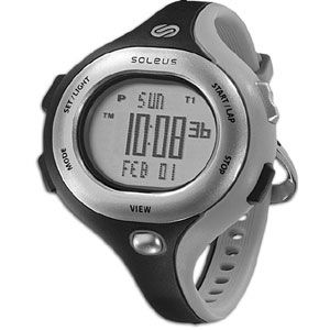 The Soleus Chicked watch features a co molded polyurethane strap, 30
