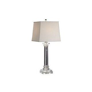 Round Crystal Column Lamp Table Lamp By Wildwood Lamps   