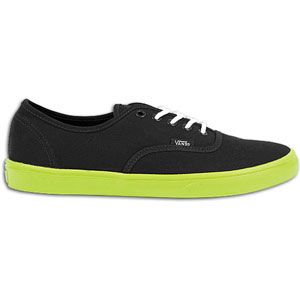Vans Authentic lite   Mens   Skate   Shoes   Black/Neon Yellow