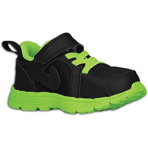 Nike Dual Fusion Run   Boys Toddler   Black/Electric Green/Anthracite