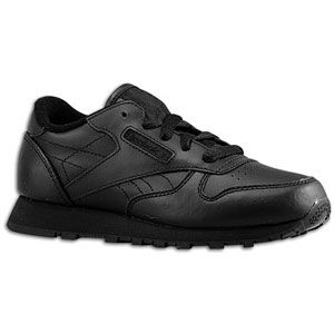 Reebok Classic Leather   Boys Preschool   Running   Shoes   Black