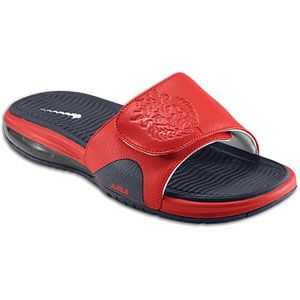 Nike Air LeBron Slide   Mens   Casual   Shoes   Obsidian/Gym Red
