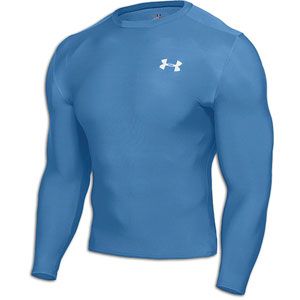 Under Armour Heatgear Compression L/S T Shirt   Mens   Carolina Blue