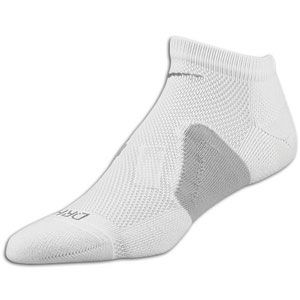 Nike Dri Fit Cushion No Show Sock   Running   Accessories   White
